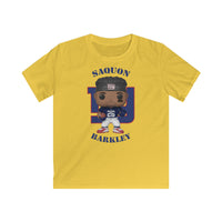 Saquon Barkley New York Giants, Kids Gildan Softstyle Tee Shirt