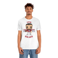 Tom Brady New England Patriots (Throwback), Soft Cotton Bella and Canvas Short Sleeve Tee shirt