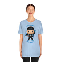 Christian McCaffrey Carolina Panthers, Soft Cotton Bella and Canvas Short Sleeve Tee shirt