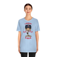 Chris Sale Boston Red Sox, Soft Cotton Bella and Canvas Short Sleeve Tee shirt