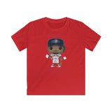 Mookie Betts Boston Red Sox, Kids Gildan Softstyle Tee Shirt
