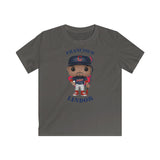 Francisco Lindor Cleveland Indians, Kids Gildan Softstyle Tee Shirt