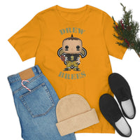 Drew Brees New Orleans Saints Throwback, Soft Cotton Bella and Canvas Short Sleeve Tee shirt