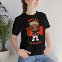 Odell Beckham Jr Cleveland Browns, Soft Cotton Bella and Canvas Short Sleeve Tee shirt