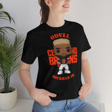 Odell Beckham Jr Cleveland Browns, Soft Cotton Bella and Canvas Short Sleeve Tee shirt