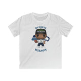 Russell Wilson Seattle Seahawks, Kids Gildan Softstyle Tee Shirt