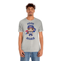 Josh Allen Buffalo Bills, Soft Cotton Bella and Canvas Short Sleeve Tee shirt