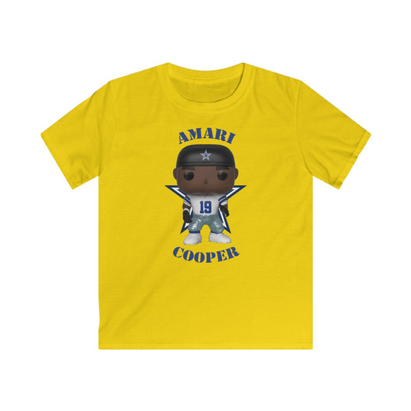 Amari Cooper Dallas Cowboys, Kids Gildan Softstyle Tee Shirt