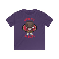 Jerry Rice San Francisco 49ers, Kids Gildan Softstyle Tee Shirt