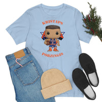 Kristaps Porzingis New York Knicks, Soft Cotton Bella and Canvas Short Sleeve Tee shirt