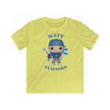Matt Stafford Detroit Lions, Kids Gildan Softstyle Tee Shirt