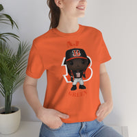A.J Green Cincinnati Bengals, Soft Cotton Bella and Canvas Short Sleeve Tee shirt