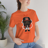 A.J Green Cincinnati Bengals, Soft Cotton Bella and Canvas Short Sleeve Tee shirt