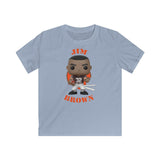 Jim Brown Cleveland Browns, Kids Gildan Softstyle Tee Shirt