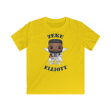 Zeke Elliott Dallas Cowboys (Throwback), Kids Gildan Softstyle Tee Shirt
