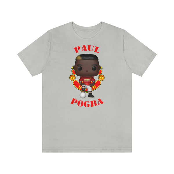 Paul Pogba Manchester United, Soft Cotton Bella and Canvas Short Sleeve Tee shirt