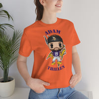 Adam Thielen Minnesota Vikings, Soft Cotton Bella and Canvas Short Sleeve Tee shirt