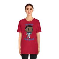 Barry Sanders Detroit Lions, Soft Cotton Bella and Canvas Short Sleeve Tee shirt