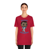 Barry Sanders Detroit Lions, Soft Cotton Bella and Canvas Short Sleeve Tee shirt