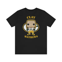 Clay Mathews Jr Green Bay Packers, Soft Cotton Bella and Canvas Short Sleeve Tee shirt
