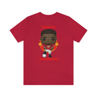 Marcus Rashford Manchester United, Soft Cotton Bella and Canvas Short Sleeve Tee shirt