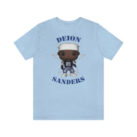 Deion Sanders Dallas Cowboys Throwback, Soft Cotton Bella and Canvas Short Sleeve Tee shirt