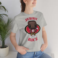 Jerry Rice San Francisco 49ers, Soft Cotton Bella and Canvas Short Sleeve Tee shirt