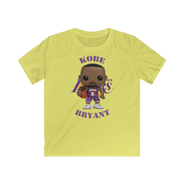 Kobe Bryant L.A Lakers (Purple), Kids Gildan Softstyle Tee Shirt