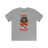 Paul Pogba Manchester United, Kids Gildan Softstyle Tee Shirt