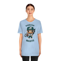 Carson Wentz Philadelphia Eagles (White Jersey), Soft Cotton Bella and Canvas Short Sleeve Tee shirt