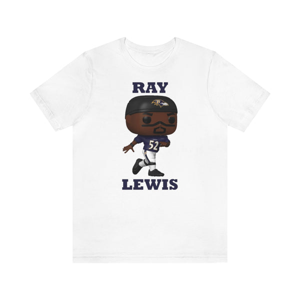 Ray Lewis Baltimore Ravens, Soft Cotton Bella and Canvas Short Sleeve Tee shirt