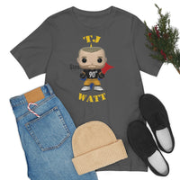 TJ Watt Pittsburgh Steelers, Soft Cotton Bella and Canvas Short Sleeve Tee shirt
