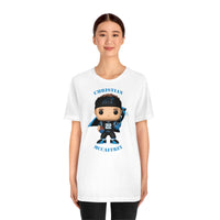Christian McCaffrey Carolina Panthers, Soft Cotton Bella and Canvas Short Sleeve Tee shirt