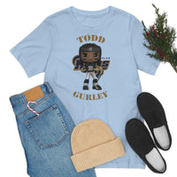 Todd Gurley L.A Rams (Large), Soft Cotton Bella and Canvas Short Sleeve Tee shirt