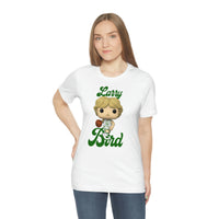 Larry Bird Celtics Basketball, Soft Cotton Bella and Canvas Short Sleeve Tee shirt