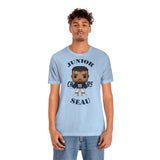 Junior Seau L.A Chargers, Soft Cotton Bella and Canvas Short Sleeve Tee shirt