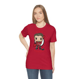 Nico Hischier New Jersey Devils, Soft Cotton Bella and Canvas Short Sleeve Tee shirt
