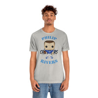 Philip Rivers L.A Chargers, Soft Cotton Bella and Canvas Short Sleeve Tee shirt