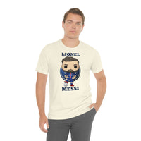 Lionel Messi PSG, Soft Cotton Bella and Canvas Short Sleeve Tee shirt