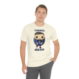 Lionel Messi PSG, Soft Cotton Bella and Canvas Short Sleeve Tee shirt