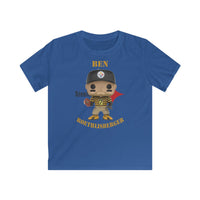 Ben Roethlisberger  Pittsburgh Steelers, Kids Gildan Softstyle Tee Shirt