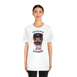 Francisco Lindor Cleveland Indians, Soft Cotton Bella and Canvas Short Sleeve Tee shirt