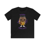 Kobe Bryant L.A Lakers (Yellow), Kids Gildan Softstyle Tee Shirt