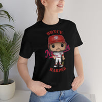 Bryce Harper Washington Nationals, Soft Cotton Bella and Canvas Short Sleeve Tee shirt