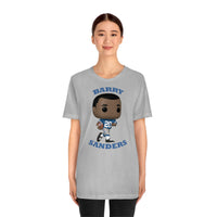 Barry Sanders Detroit Lions, Soft Cotton Bella and Canvas Short Sleeve Tee shirt