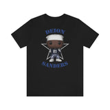 Deion Sanders Dallas Cowboys Throwback, Soft Cotton Bella and Canvas Short Sleeve Tee shirt