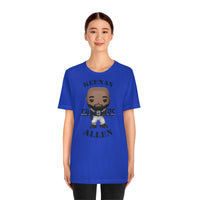Keenan Allen L.A Chargers, Soft Cotton Bella and Canvas Short Sleeve Tee shirt