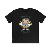 Brett Farve Green Bay Packers, Kids Gildan Softstyle Tee Shirt