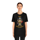 Ben Roethlisberger Pittsburgh Steelers Throwback, Soft Cotton Bella and Canvas Short Sleeve Tee shirt