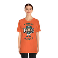 Carson Wentz Philadelphia Eagles (Green Jersey), Soft Cotton Bella and Canvas Short Sleeve Tee shirt